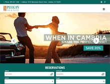 Tablet Screenshot of pelicansuites.com